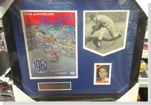 Custom framing for your special collections now available